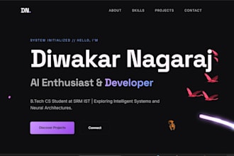 create a responsive website for students, freelancers, and professionals