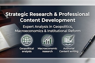 be your geopolitical research and policy strategist
