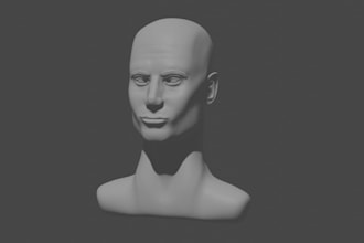 turn your photos into a detailed 3d face sculpt
