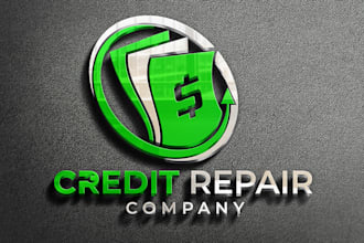 design credit repair, bookkeeping, accounting,tax,consulting and financial logo