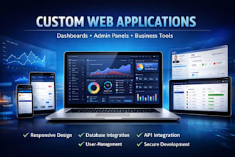 build custom web applications, dashboards and business tools
