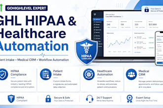 setup ghl hipaa ghl patient intake ghl healthcare automation and ghl medical CRM
