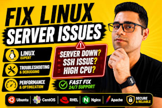 troubleshoot and fix linux server issues