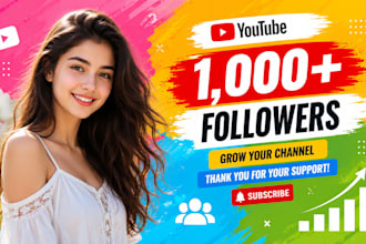 grow up 1,000 youtube followers organically