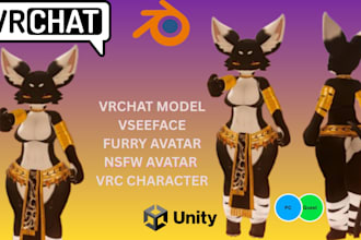 create vrchat avatar anime nsfw avatar vr character vrc avatar vseeface avatar