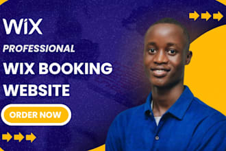 create a wix booking website with appointment system and payment setup