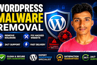 do wordpress malware removal and fix hacked wordpress site