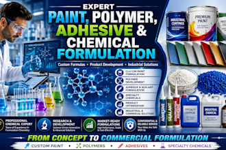 be your expert in paint, polymer, adhesive, and specialty chemical formulation