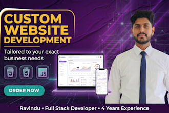 build a scalable custom web solution tailored to your business needs