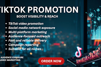 organically promote your tiktok for real exposure and engagement