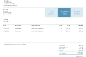 do the customer invoicing