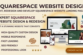 build squarespace website design redesign photo wedding website portfolio card