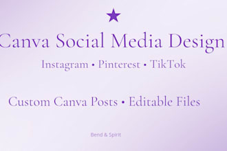create beautiful canva social media posts for your business