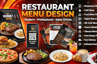 restaurant menu menu food menu digital menu menu board food menu design