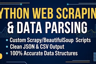 create a python web scraper for you