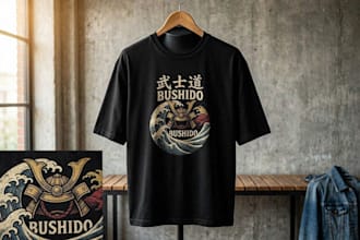 design custom streetwear and tshirt for clothing brand