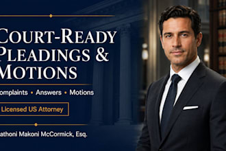 draft powerful civil litigation legal documents and letters