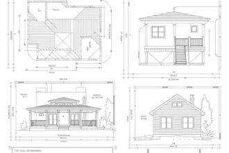 design architecture adu permit set