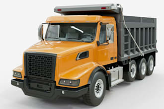 design realistic 3d truck for beamng drive mod,3d trunk,physics setup,ac mod car