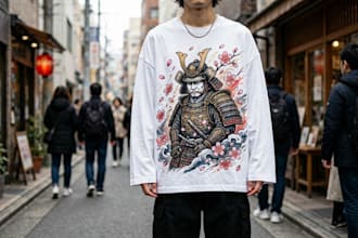 create modern and trendy tshirt design for your brand