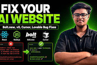 fix bugs and deploy your broken vibe coded ai website
