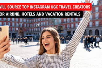 source top instagram ugc travel creators for airbnb, hotels and vacation rentals