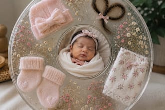 create a personalized 8inch resin photo frame
