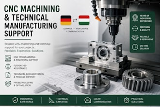 provide cnc machining and technical manufacturing support