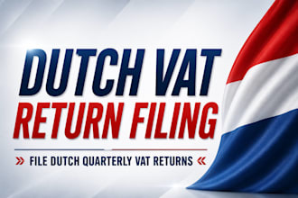 file your dutch vat and handle your dutch quarterly vat returns professionally
