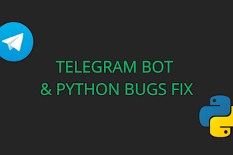develop custom telegram bot, fix python code