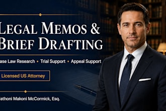 draft legal memorandums, appellate briefs, and litigation support