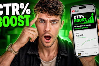 design CTR boosting youtube thumbnail