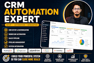 setup CRM, sales pipeline and lead management system