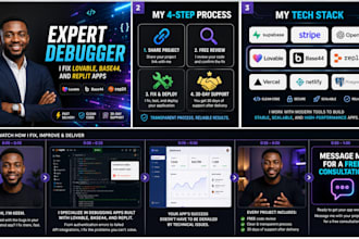 fix lovable app base44 bug fixing and replit debugging as an expert