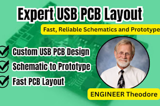 design pcb board esp32 schematic usb layout gerber files ready for manufacturing