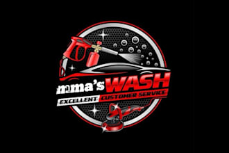 do automotive, car wash, auto detailing, and car wash logo