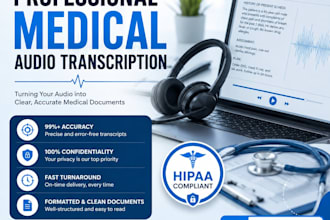 do professional medical audio transcription