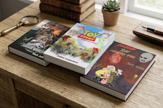 design movies book cover,animates book covers