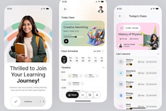 develop school management app, school driving app, schools classes academic app