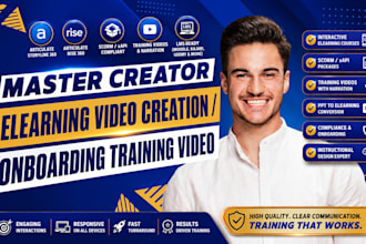 build online course video creation educational training video training material
