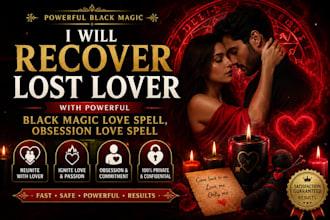 recover lost lover with powerful black magic love spell, obsession love spell