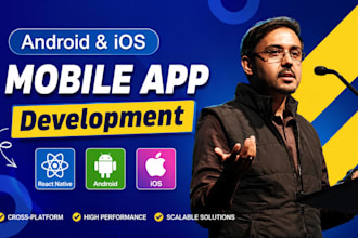do mobile app development, ios app, android app, react native, experienced dev