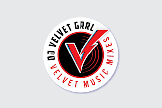design a stylish music logo for djs, artists, and labels