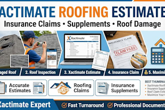 do xactimate roofing estimates, insurance supplements and roof claims hvac