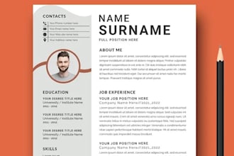 redesign and improve your professional CV