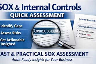 perform a sox and internal controls assessment