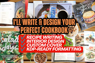 write cookbook recipe book design cookbook formatting recipe writer KDP ebook