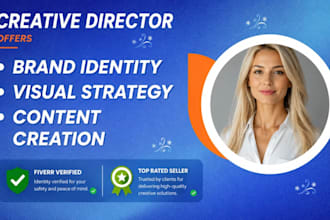be your creative director for brand identity and visual strategy