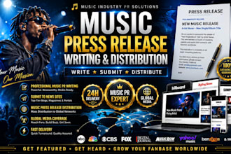 write music press release submit music press release press release distribution