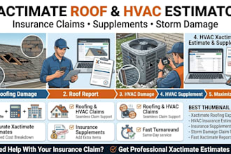 be your xactimate roof estimator for insurance claims and supplements hvac